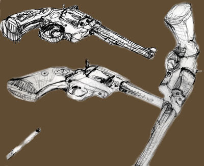 revolver sketches