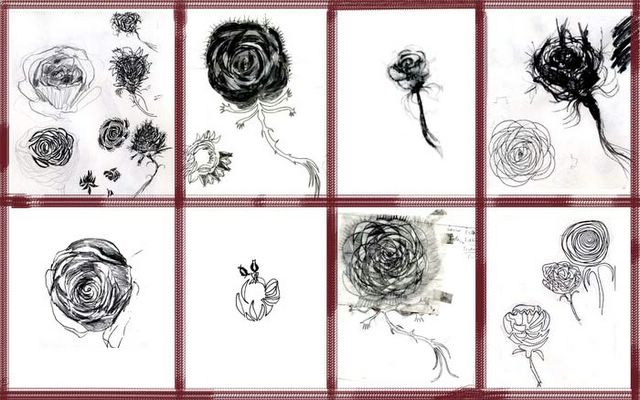 Sketches Of Roses